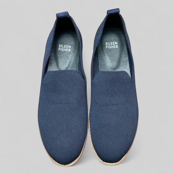 Eileen Fisher Shoes - Eileen Fisher Lindy Stretch Slip On Shoes Size 9 Lindy. Navy Blue